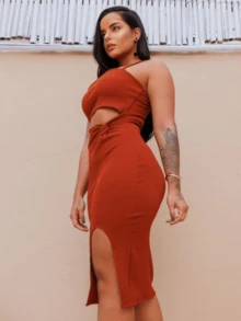 Women Dresses - đất nung - Xem 9