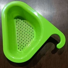 2 chiếc, Rổ thoát nước Swan - Rổ lọc đa năng cho bồn rửa nhà bếp đựng rau củ quả - Rổ lọc bằng nhựa có giá để ráo nước - Tiện ích và phụ kiện nhà bếp thiết yếu - Nhiều màu - Xem 3