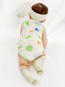 mini bala Summer Newborn Lightweight Breathable One-Piece Clothes Baby Skin Friendly Rompers Crawling Clothes