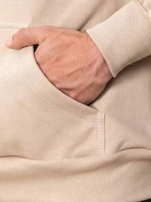 Women Sweatshirts - 卡其色 - 查看 3
