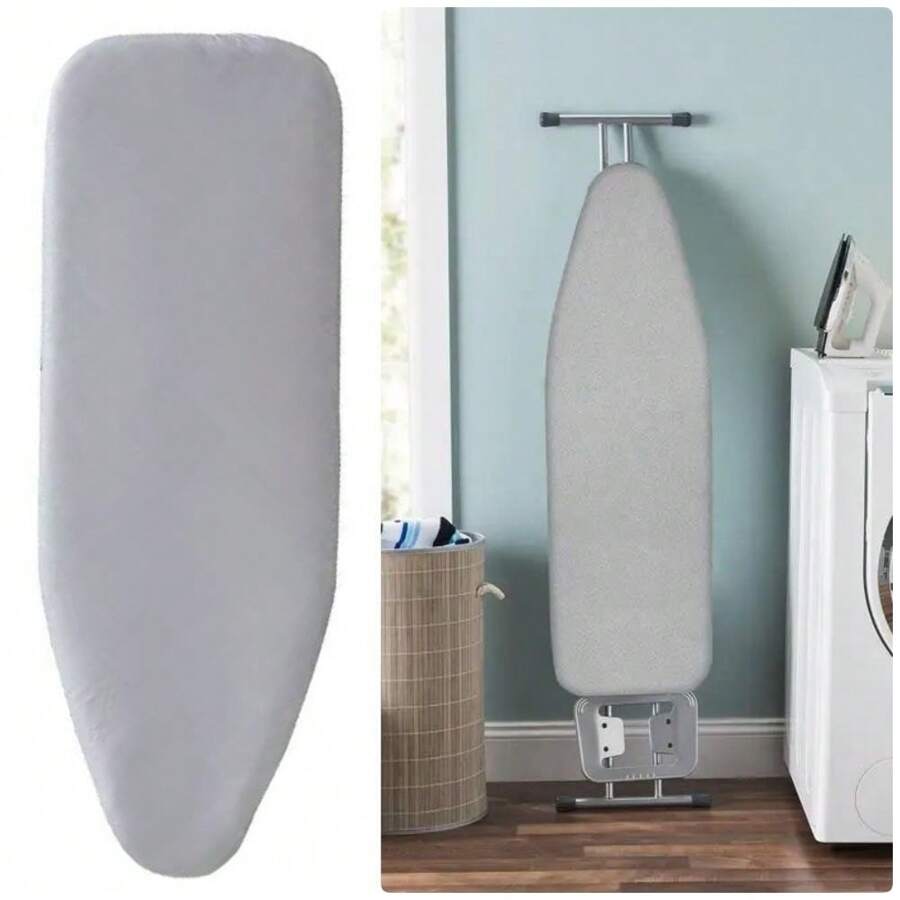 1pc Universal Ironing Board Cover With Elastic Edge Stain Resistant Scorching Iron Thick Padding Iron Heat Shield Ironing Cover For Ironing Table For School,Office,Household,Travel,Bag,Organizer,Storage