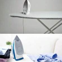 1pc Universal Ironing Board Cover With Elastic Edge Stain Resistant Scorching Iron Thick Padding Iron Heat Shield Ironing Cover For Ironing Table For School,Office,Household,Travel,Bag,Organizer,Storage
