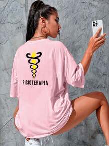 Women T-Shirts - 淺粉色 - 查看 1