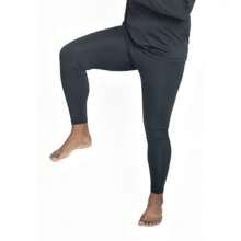 Men Thermal Underwear Bottoms - 黑色 - 查看 3