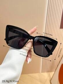 1pc Retro Square Y2K Party & Daily Wear Fashion Glasses, Fashionable Unisex For Summer Beach Vacation,Outdoor,Travel