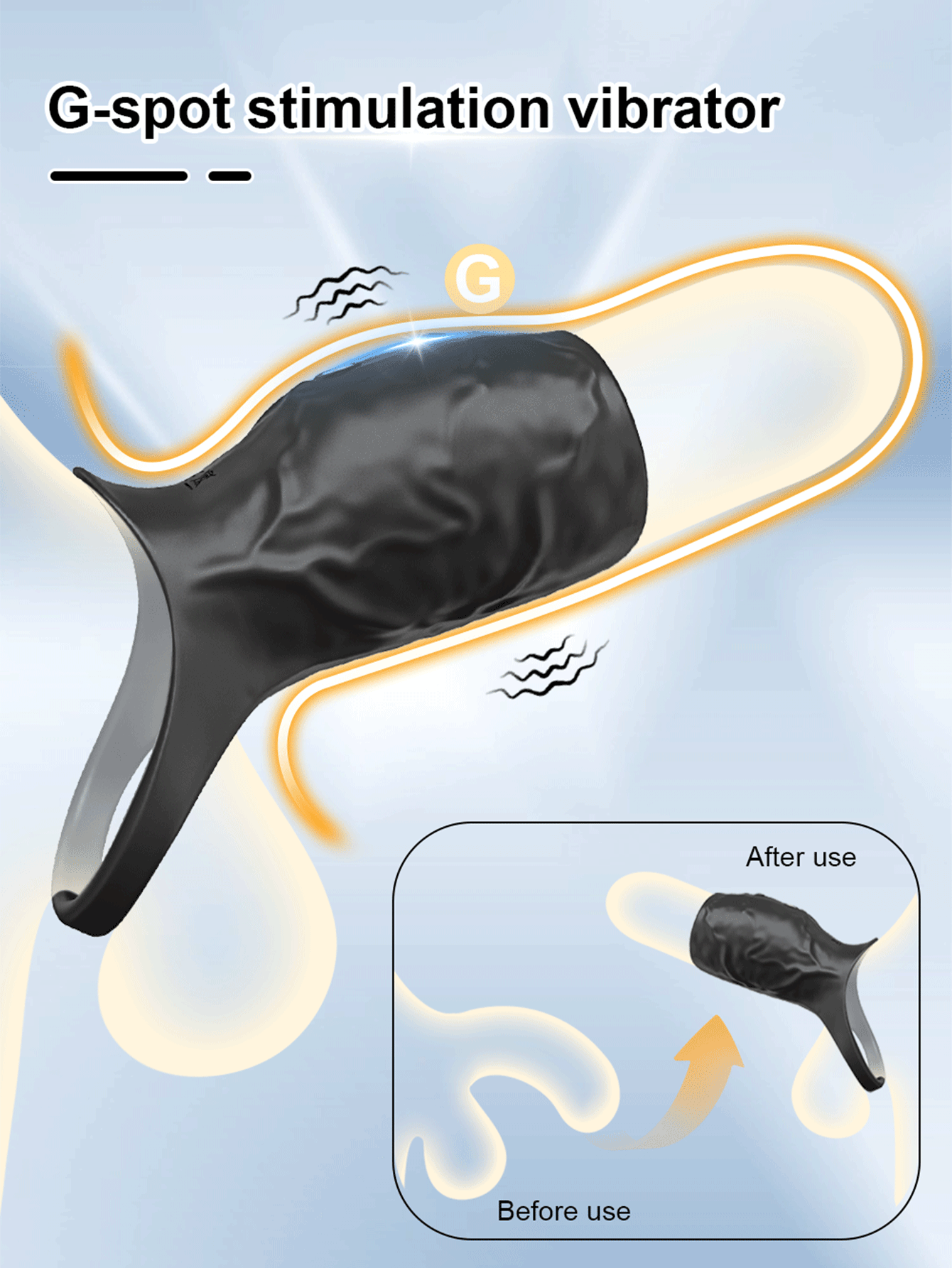 Funda vibratoria para pene, anillo para el pene - Juguetes sexuales para adultos en pareja, anillo vibrador para placer en el pene, extensor del pene para estimulación del pene, los testículos y el punto G, juguete sexual para hombres y parejas, para la erección