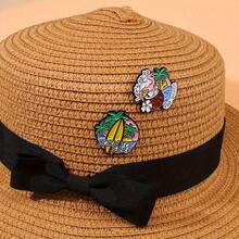 時尚優雅的高級感滴油電鍍合金胸針，適合日常佩戴的完美禮物 - brooch - 查看 3