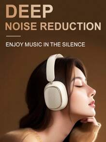 新款 M12 无线头戴式耳机，带 ANC 主动降噪功能，Type-C 充电，适用于游戏和 HiFi 音乐，高端商务礼品，运动适用，可调节和旋转，可折叠便携，带麦克风，高品质