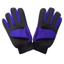 Verri Brand Children's Goalkeeper Gloves, Lines Model, In Purple, Back To School - Purple - View 3
