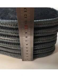 2PCS Imitation Rabbit Fur Insoles Men And Women Thickened And Padded Warm Heating Insoles Sweat Comfortable Winter Insole Sub - Grey - View 4