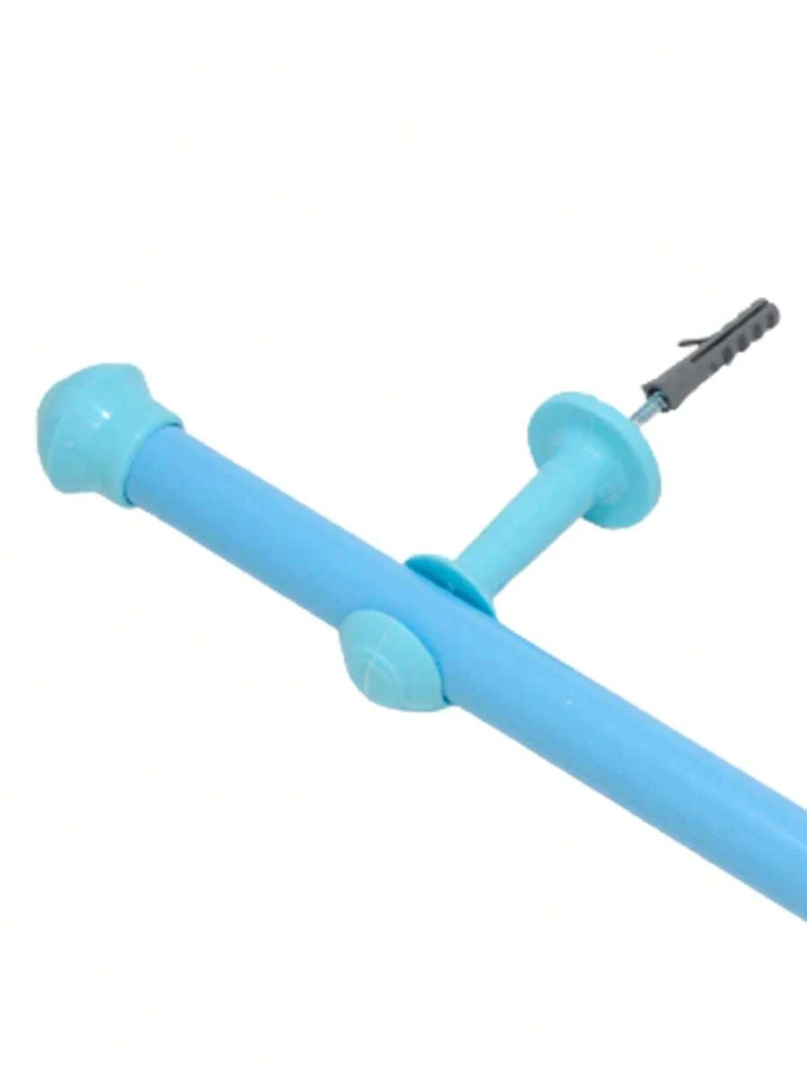 Curtain Window Rods - Baby Blue - View 1