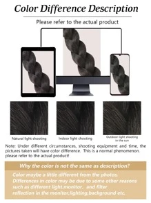 長款編織馬尾辮延長辮30寸黑色圍裹式接髮馬尾自然柔軟合成纖維發片適合女士