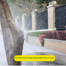 1pc Copper-Plated Nozzle Thickened Long Rod High Pressure Household Rinsing Watering Garden Forest Multi-Functional Car Wash Water Gun To Flush The Ground Cleaning Glass Watering Flowers, Watering Vegetable Fields Pet Bath Water Gun (Some Accessories Color Random) - Multicolor - View 6