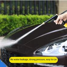 1pc Copper-Plated Nozzle Thickened Long Rod High Pressure Household Rinsing Watering Garden Forest Multi-Functional Car Wash Water Gun To Flush The Ground Cleaning Glass Watering Flowers, Watering Vegetable Fields Pet Bath Water Gun (Some Accessories Color Random) - Multicolor - View 2