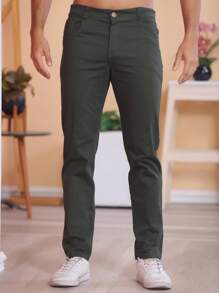 Men Jeans - Green - View 4