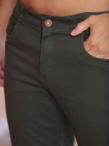Men Jeans - Green - View 6