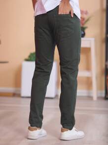 Men Jeans - Green - View 5