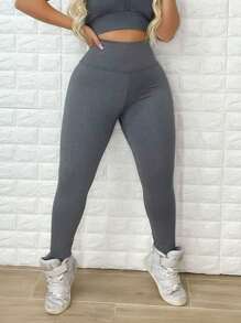 Women Sports Leggings - Gris - Ver 2