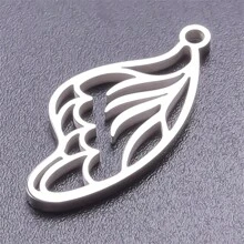 5 szt. Prosty styl hip-hopowy Wisior ze stali nierdzewnej 304 w kształcie serca i cierni DIY Akcesoria do wyrobu biżuterii, platerowany próżniowo 18K, na bransoletki, naszyjniki, kolczyki