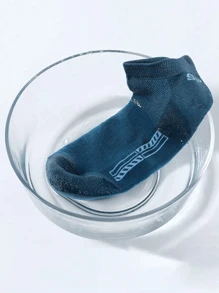 5 pares Meias Tornozelo com Gráfico de Letra para Homens