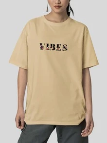 Women T-Shirts - Beis - Ver 2