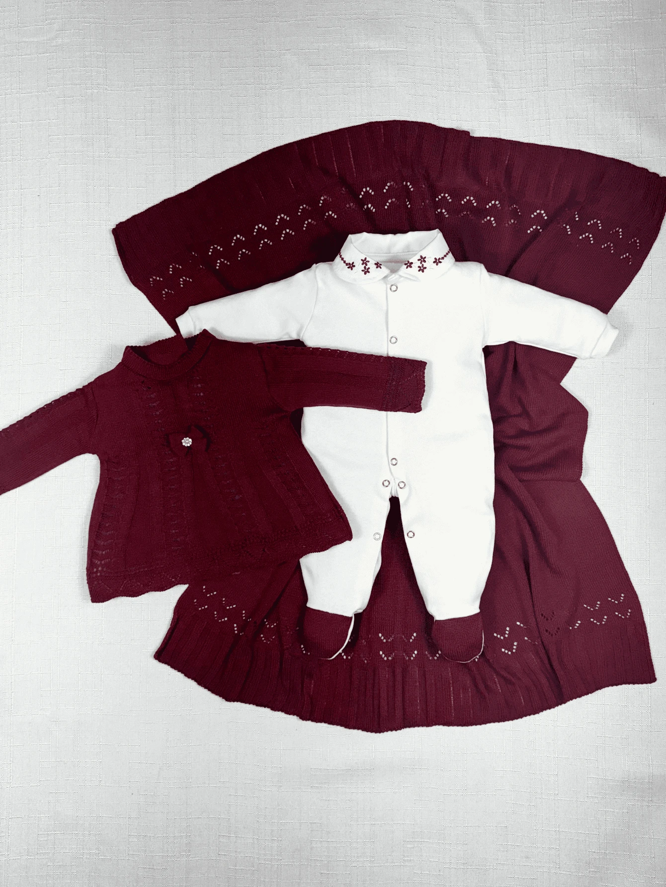 Baby Boys Jumpsuits - 紫紅色 - 查看 1