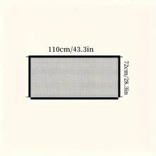 Pet Home Dog Fence - No Drilling Isolation Barrier, Balcony Net Fence For Dogs, Durable Mesh Gate - Black - View 2