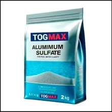 Kit Sulfato de Aluminio Duas Unidades 2 KG Completo Pronto Uso Especial Tog Max - Branco - Visão 2