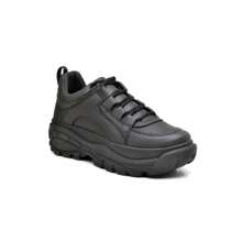 Women Wedge Sneakers - 黑色 - 查看 4