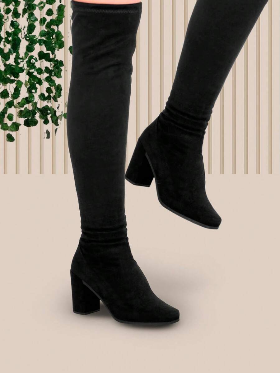 Nanda Manu Women Fashion Boots - Black - View 1