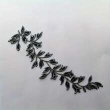 1pc Large Leaf Embroidered Iron-On Patch, Suitable As Valentine's Day, Mother's Day, Teacher's Day Party Dress, Jacket, Jeans Decoration Accessory, Available In Multiple Colors Including Green - Multicolor - View 16