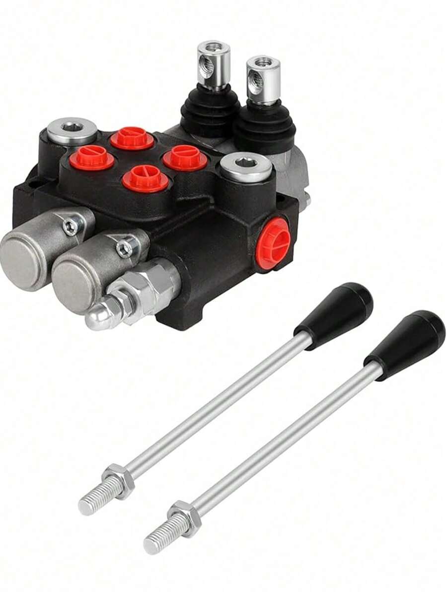 Hydraulic Flow Control Valve G Ports Adjustable Relief Lever Handle Double Acting Parallel Center Tractor Loader W/Joystick Small Tractors/Tanks Loaders Log Splitters 3600 PSI - 2 線軸 21 GPM - 查看 1