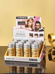 1支65g隱形髮蠟條，控制毛躁，增加頭髮豐盈感，持久的造型工具，強力的固定力量，不油膩，易攜帶和使用，適合男女使用，氣味宜人的髮型塑造黏土 - 米色 - 查看 7