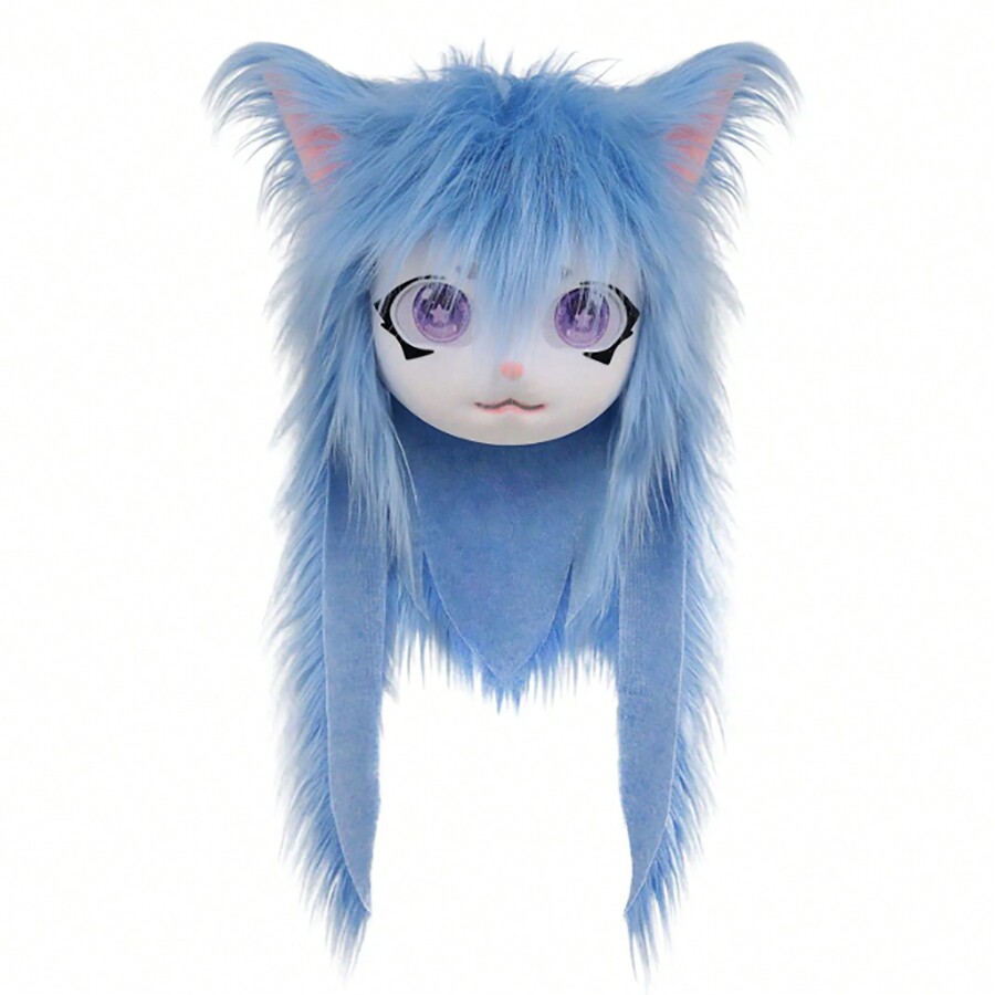Animal Head Cat Fursuit Cut Mask Masquerade Cosplay Costume Props ...