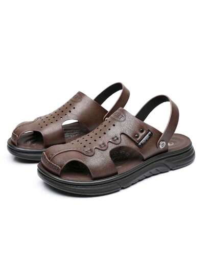 Men's Closed Toe Beach Sandals, Casual Business/Beach/Daily/Summer
