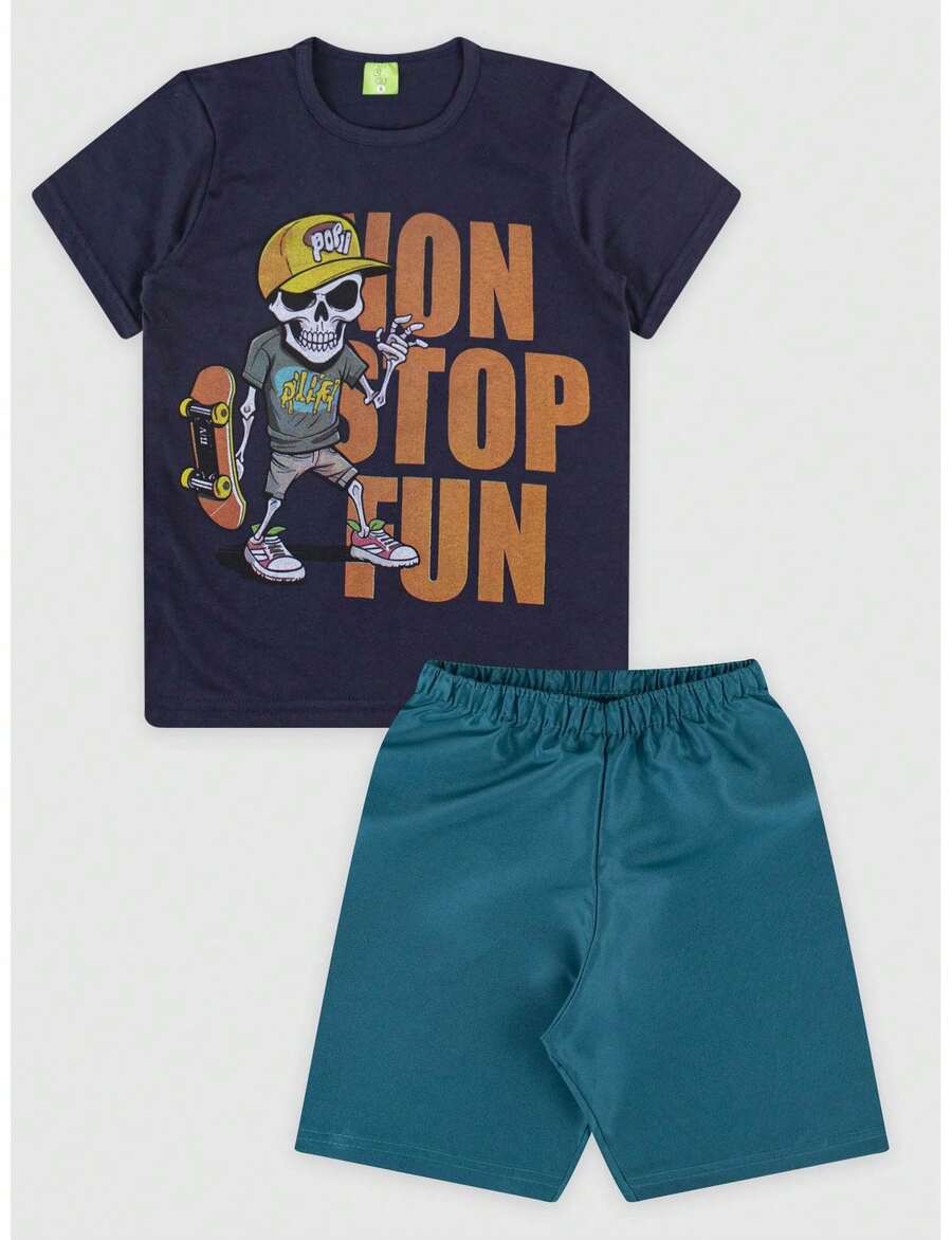 Young Boys Sets - Màu xanh hải quân - Xem 1