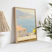 3 piezas Impresiones de arte de pared vintage rústico con limones de Amalfi, impresiones de arte de paisaje de Italia, póster de lienzo de Amalfi, decoración rústica estética, regalo ideal para dormitorio, sala de estar, cocina, pasillo, arte de pared, decoración de pared, decoración de verano, decoración de habitación, sin marco - Amarillo - Ver 6