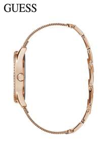 Guess Relojes de moda Claudia para mujer, reloj de cuarzo, regalo para mujer, esposa, familia, novia, amante, San Valentín, estilo casual y elegante W1279L3 - Rosa - Ver 2