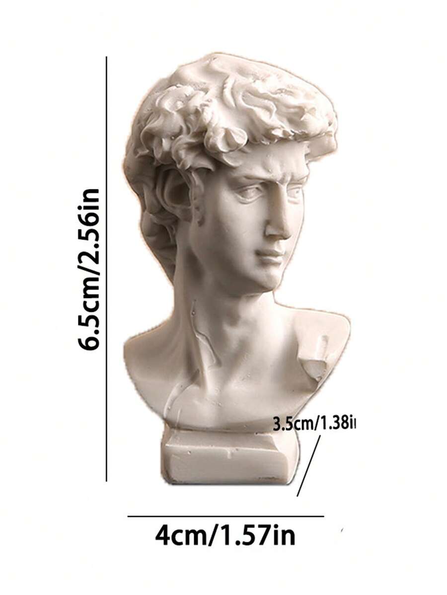 1pc Nordic Greek Figure Statue Resin Ornaments David Art Studio Sketch
