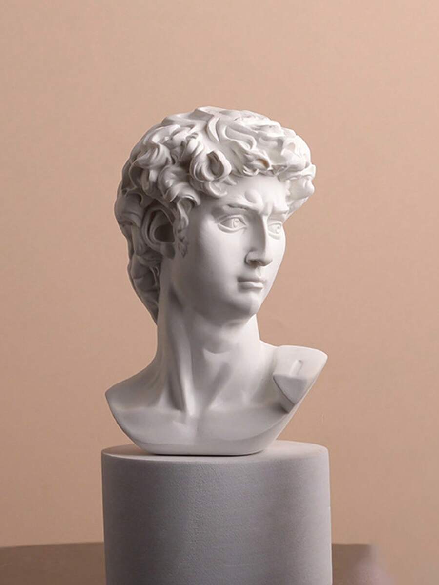 1pc Nordic Greek Figure Statue Resin Ornaments David Art Studio Sketch