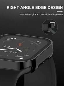 1 pièce Étui de protection pour montre, fabriqué en matériau PC rigide avec des bords 3D, livré avec un protecteur d'écran, convient pour Ultra 2 1 SE S9/8/7/6/5/4/3/2/1 Series, cadeau unisexe pour les amis, accessoires de montre intelligente 38mm 40mm 41mm 42mm 44mm 45mm 49mm