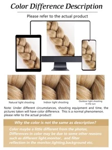 Long Braided Ponytail Extension 30 inch Golden Wrap Around Hair Extensions Ponytail Natural Soft Synthetic Hair Piece for Women