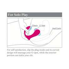 Pipedream 3Some Double Ecstasy Dual Stimulation Silicone Vibrator