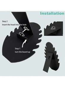 1pc Black Classic Plush Necklace Jewelry Display Storage Stand With 5 Grooved Pendant Hooks, Tower-Shaped Organizer Rack For Chains, Bracelets, Necklaces, Pendants And Earrings Display Back To School