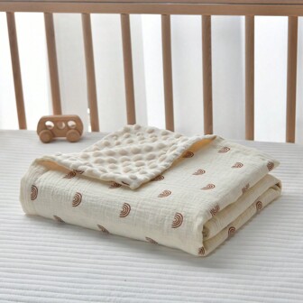 1 st Nyfödd babysängfilt, ärtkapselformad filt, mjukt och bekvämt babysängkläder, lämpligt för alla årstider, storlek 70*100 cm, perfekt babyshowerpresent. Älskar Valentine