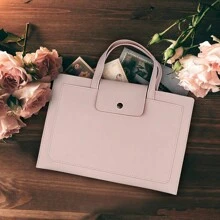 Laptop Bag Handbag Sleeve PU Leather Case For   Microsfoft 13 14 15 16 Notebook Tablet Briefcase