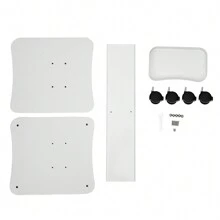 YUNRUX Barber Trolley, Cosmetic Trolley With Wheels, Trolley Rolling Cart, Trolley With Wheels, Multifunctional Beauty Trolley Trolley With High Load Capacity White Wood Metal ABS