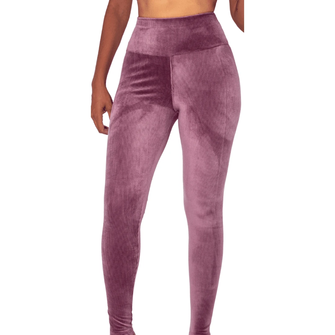Women Sports Leggings - Dusty Pink - View 1