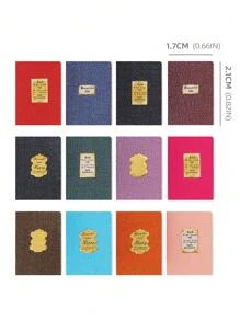 12pcs Dollhouse Miniature Books: 1/12 Scale Mini Realistic Classical Books For Study Room Bookshelf Decoration Model,Mini Books,Miniature,Mini Book,1:12 Miniatures,Mini Doll House Accessories,1:12 Miniature