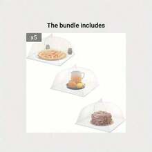 1入組大型高桌彈出網狀食品保鮮罩-非常適用於室外聚會、野餐、燒烤等！廚房、夏日海灘派對、食品、露營、組織、房間裝飾、廚房物品。 - 彩色 - 查看 7